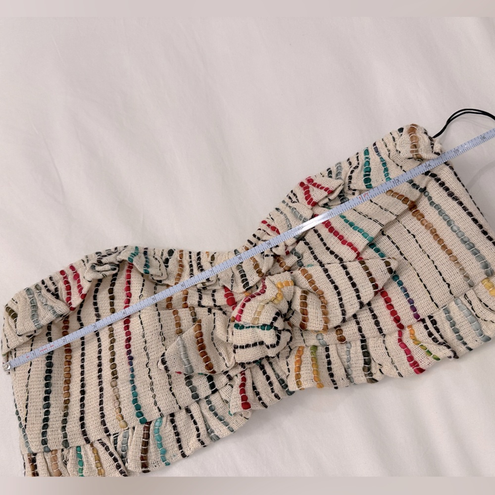 NWT ✨ Revolve Tularosa Maddie ruffle Bandeau top - Picture 9 of 13